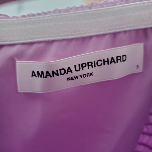 Amanda Uprichard Topanga Strapless Maxi Dress in Electric Lilac - Size Small - Picture 4 of 4
